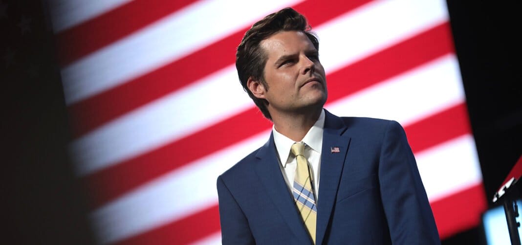 Matt Gaetz Spotted Reviewing Lucrative Contract With Trulieve - MEDCAN24